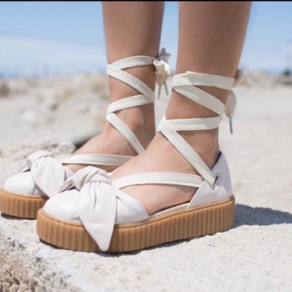 Puma Fenty Rihanna Bow Creeper Platform Leather - Picture 3 of 5
